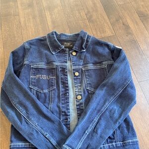 Y2K FUBU Dark Blue Denim Jacket